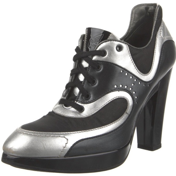 Hogan Leather Ankle Lace-Up Boots Size 10 - Picture 4 of 5